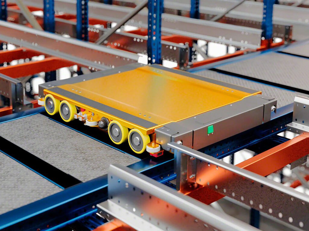 4 way shuttle racking