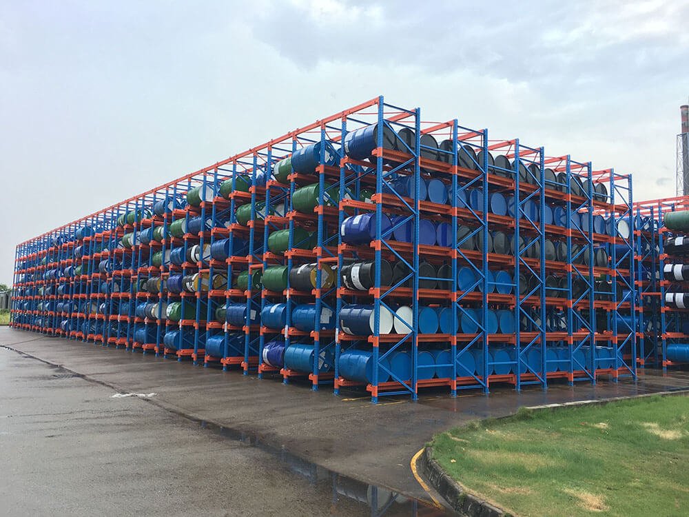 oil drum storage rack