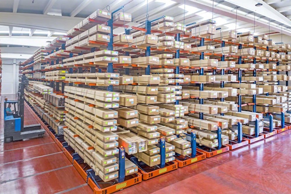 Cantilever Mobile Racking - Gieantech