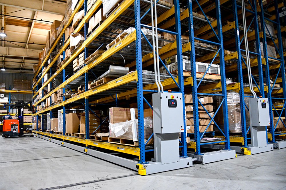 mobile pallet rack