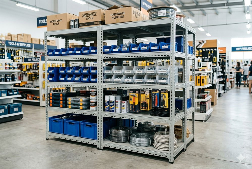 Slotted Angle Display Rack - Gieantech