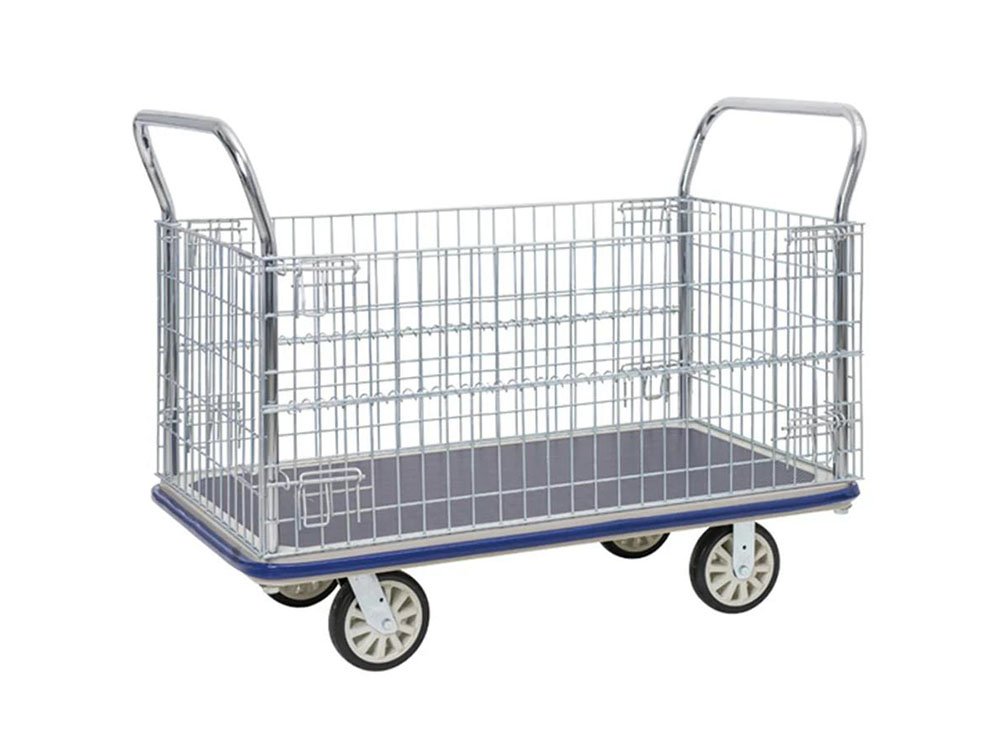 Mesh Side Platform Trolley - Gieantech