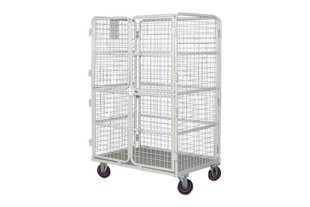China Roll Container Trolley Cage Manufacturer